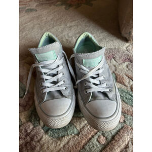 Converse green and gray size 9